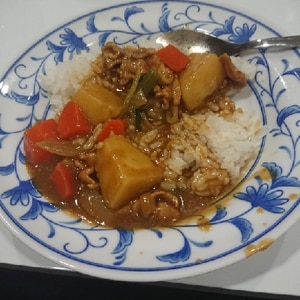 市販のルーでココナッツオイルカレー